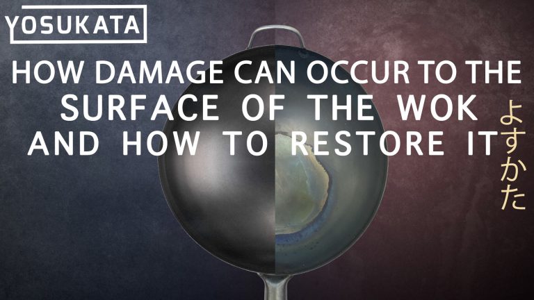 Wie es zu Schäden an der Oberfläche des Woks kom-men kann und wie man ihn erneuert