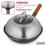 Small Yosukata Edelstahl Wok-Deckel 29cm (für Wok 30cm) 