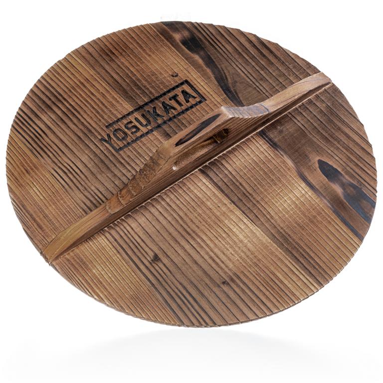 Yosukata Wok-Deckel aus Holz 34cm