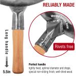 Small Yosukata Silver Wok Pan 14-inch+Spatula and Ladle Set